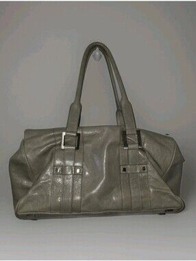 Helen Welsh Olive Leather Shoulder Bag